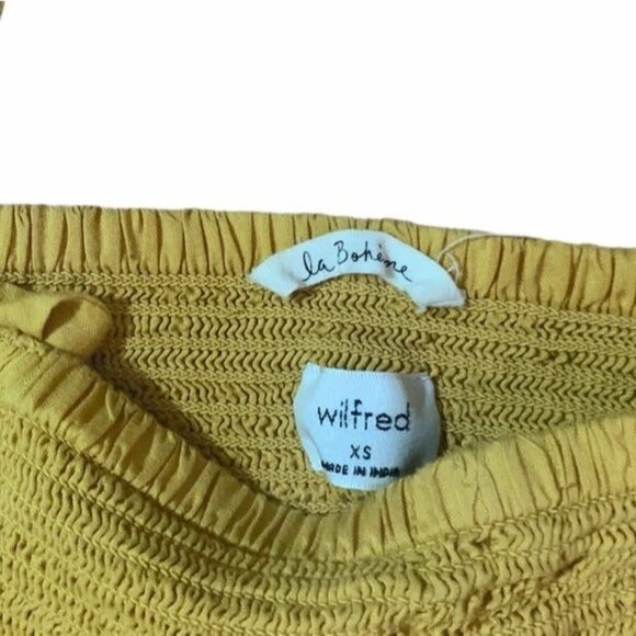 Aritzia La Boheme Wilfred Yellow Tank | Sz XS - Picture 3 of 4